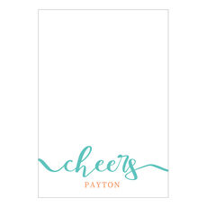 Script Cheers Petite Flat Note Cards