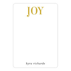 Holiday Joy Petite Flat Note Cards