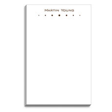 Row of Dots Notepads