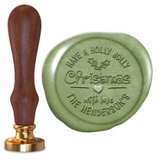 Holly Jolly Wax Seal Stamp