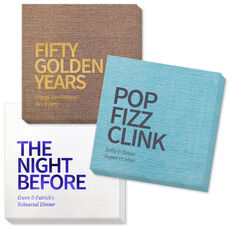 Create Your Own Headline Bamboo Luxe Napkins