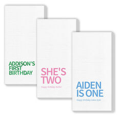 Create Your Own Headline Deville Guest Towels