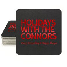 Create Your Own Headline Square Coasters