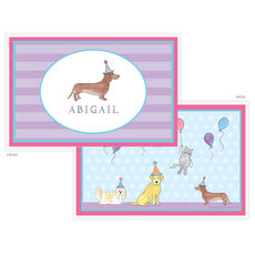 Party Animals Laminated Placemat