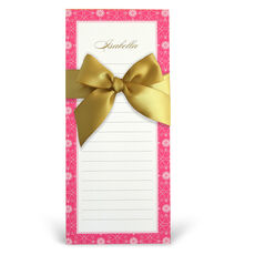 Hot Pink List Notepad Set