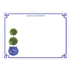 Topiary Flat Note Cards