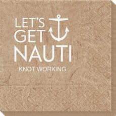 Let's Get Nauti Anchor Bali Napkins