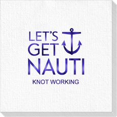 Let's Get Nauti Anchor Deville Napkins