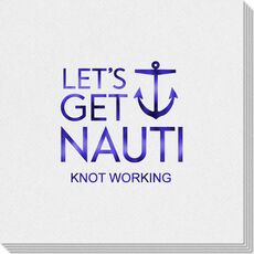 Let's Get Nauti Anchor Linen Like Napkins