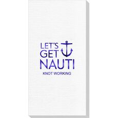 Let's Get Nauti Anchor Deville Guest Towels