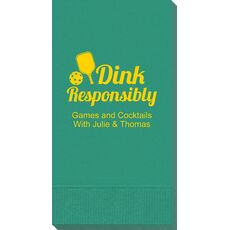 Dink Responsibly Guest Towels