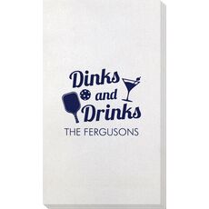 Fun Dinks and Drinks Bamboo Luxe Guest Towels