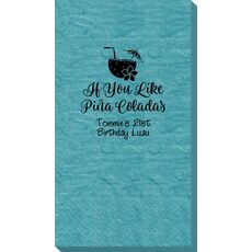 If You Like Pina Coladas Bali Guest Towels