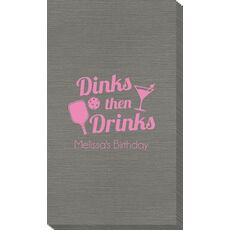 Dinks Then Martini Drinks Bamboo Luxe Guest Towels