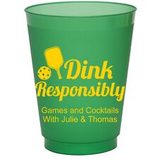 Dink Responsibly Colored Shatterproof Cups