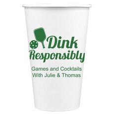 Dink Responsibly Paper Coffee Cups