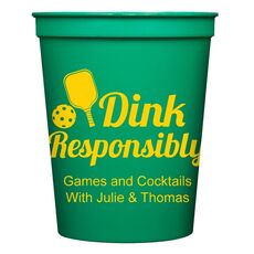 Dink Responsibly Stadium Cups