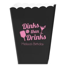 Dinks Then Martini Drinks Mini Popcorn Boxes