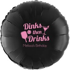 Dinks Then Martini Drinks Mylar Balloons