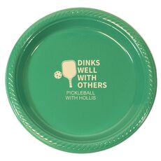 Dinks Well With Others Plastic Plates