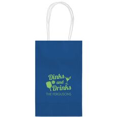 Fun Dinks and Drinks Medium Twisted Handled Bags