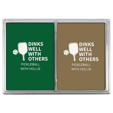 Dinks Well With Others Double Deck Playing Cards