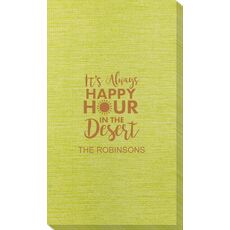 Happy Hour in the Desert Bamboo Luxe Guest Towels