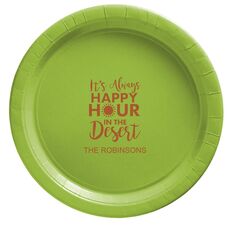 Happy Hour in the Desert Paper Plates