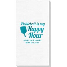 Pickleball Is My Happy Hour Deville Guest Towels