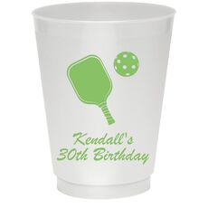 Pickleball Paddle Colored Shatterproof Cups