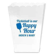 Pickleball Is Our Happy Hour Mini Popcorn Boxes