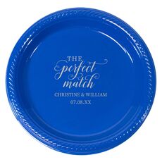 The Perfect Match Plastic Plates