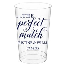 The Perfect Match Clear Plastic Cups