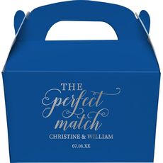The Perfect Match Gable Favor Boxes