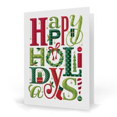 Happy Holidays Folded Cards