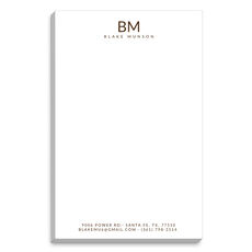 Epic Initials Notepads