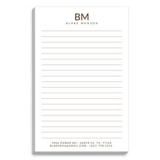 Epic Initials Notepads