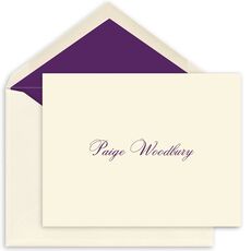 Woodbury Folded Note Cards