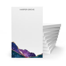 Stylish Agate Stack of Small Notepads