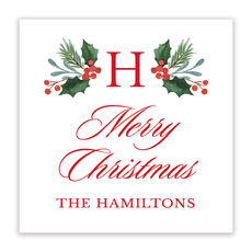 Family Season Square Gift Stickers