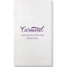 Script Carnival Bamboo Luxe Guest Towels