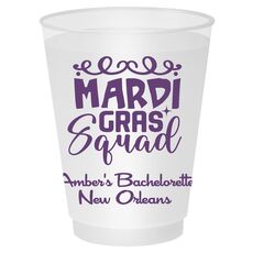 Mardi Gras Squad Shatterproof Cups