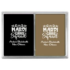 Mardi Gras Squad Double Deck Playing Cards