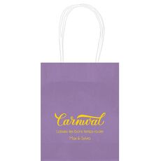 Script Carnival Mini Twisted Handled Bags