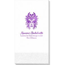 Carnival Mask Guest Towels