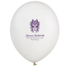 Carnival Mask Latex Balloons
