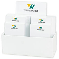 Your Logo Notepad Set with White Holder