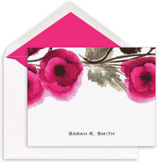 Poppy Folded Note Cards
