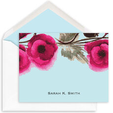 Poppy Folded Note Cards