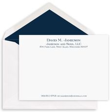 Discerning Flat Note Cards
